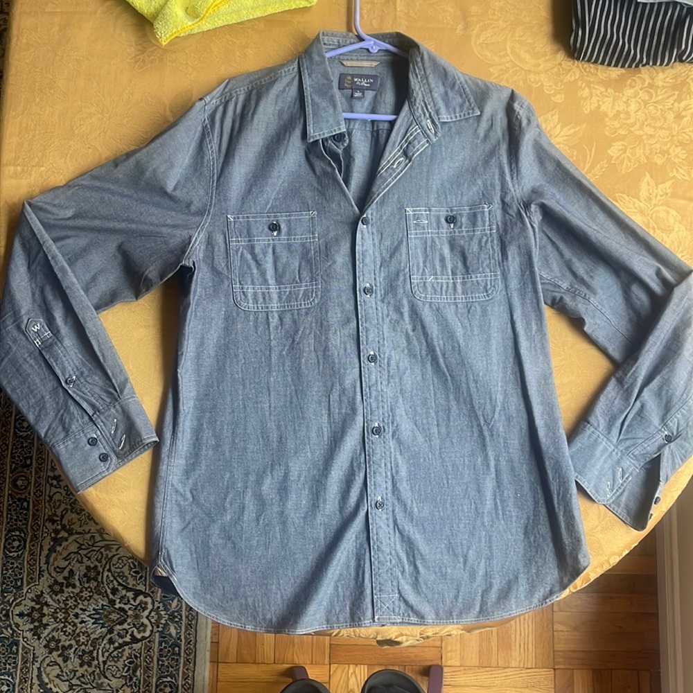 Wallin & Bros size L mens dress shirt